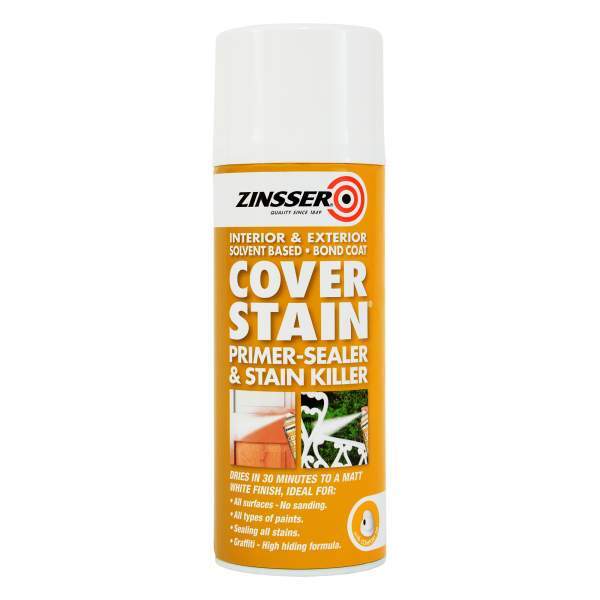 Zinsser Cover Stain 400ml/500ml/1L/2.5L