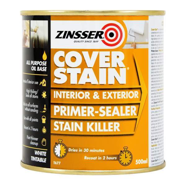 Zinsser Cover Stain 400ml/500ml/1L/2.5L
