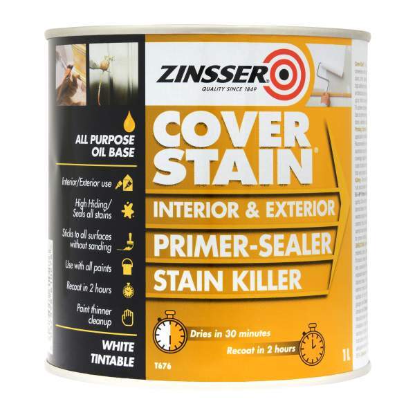 Zinsser Cover Stain 400ml/500ml/1L/2.5L